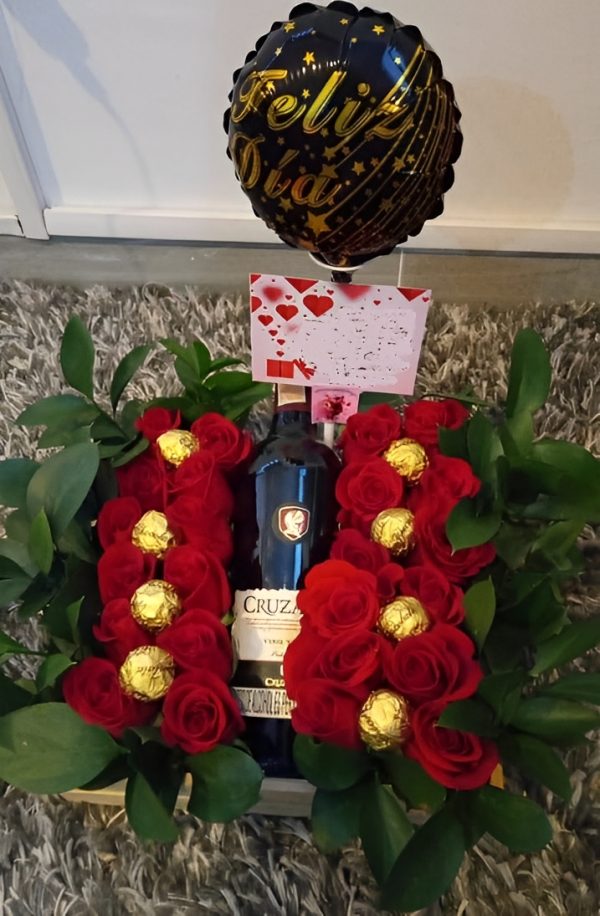 Caja achocolatada con vino R74